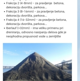 Transport gradjevinskog materijala kiper kamionom od 7m3, Krnjača