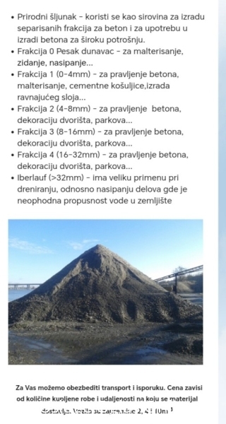 Transport gradjevinskog materijala kiper kamionom od 7m3, Krnjača