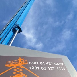 Iznajmljivanje makazaste platforme, Beograd (Zvezdara)