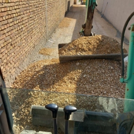 Iskop mini bagerom od 5 tona, Boleč