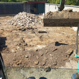 Iskop mini bagerom od 5 tona, Boleč