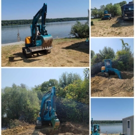 Iskop mini bagerom od 5 tona, Boleč