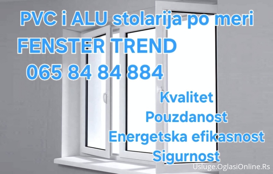 Pvc Alu stolarija ograde roletne, Šabac