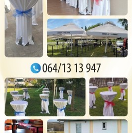 Iznajmljivanje barskih stolova i pagoda, Šabac