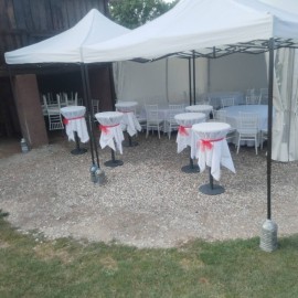 Iznajmljivanje barskih stolova i pagoda, Šabac