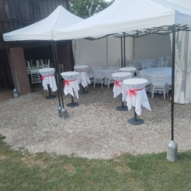 Iznajmljivanje barskih stolova i pagoda, Šabac