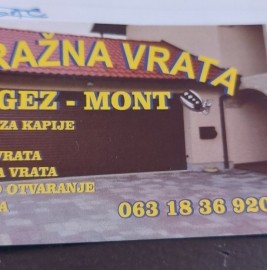 Garažna vrata, Šabac