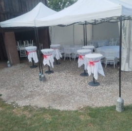 Iznajmljivanje barskih stolova i pagoda, Šabac