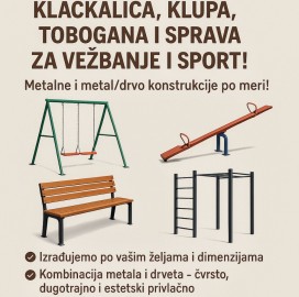 Izrada metalnog dvorisnog namestaja , Vrnjačka Banja