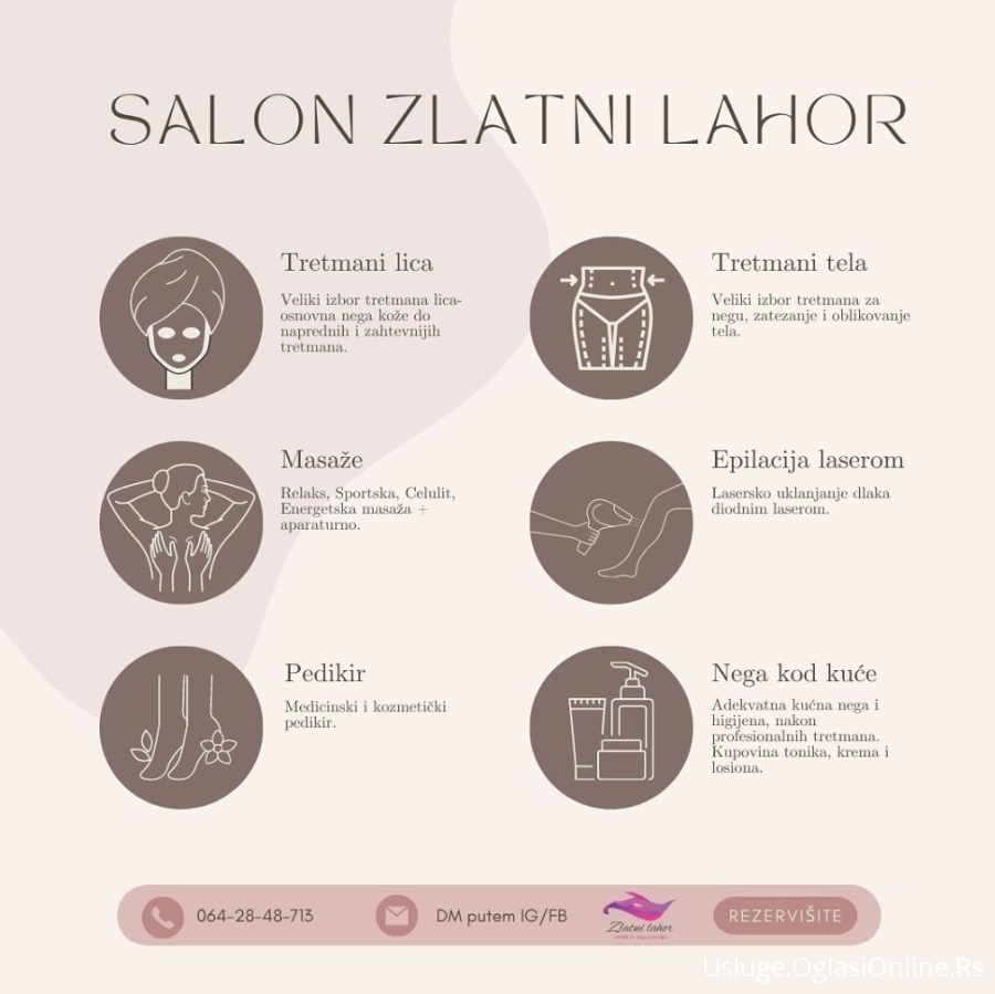 Kozmetički salon – Zlatni Lahor, Zrenjanin