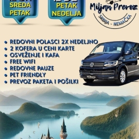 Kombi prevoz Srbija-Nemacka, Vršac