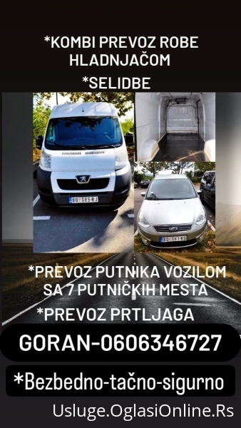 Prevoz robe putnika selidbe, Bor