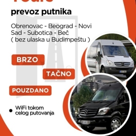 Prevoz putnika kombi vozilima od vrata do vrata