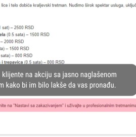 Kozmetički Salon 'Zlatni Dodir' – Beograd, Beograd