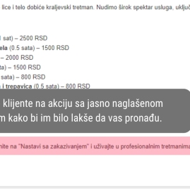 Kozmetički Salon 'Zlatni Dodir' – Beograd, Beograd