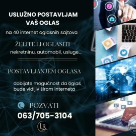 Usluzno postavljanje vašeg oglasa, Novi Sad