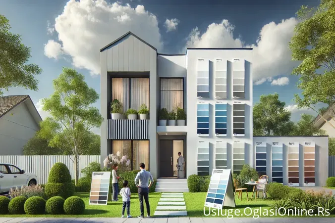 Kako odabrati boju fasade za kuću